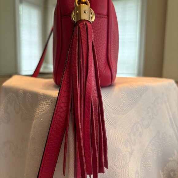 Gucci Soho Disco PINK Crossbody Bag - Picture 11 of 13